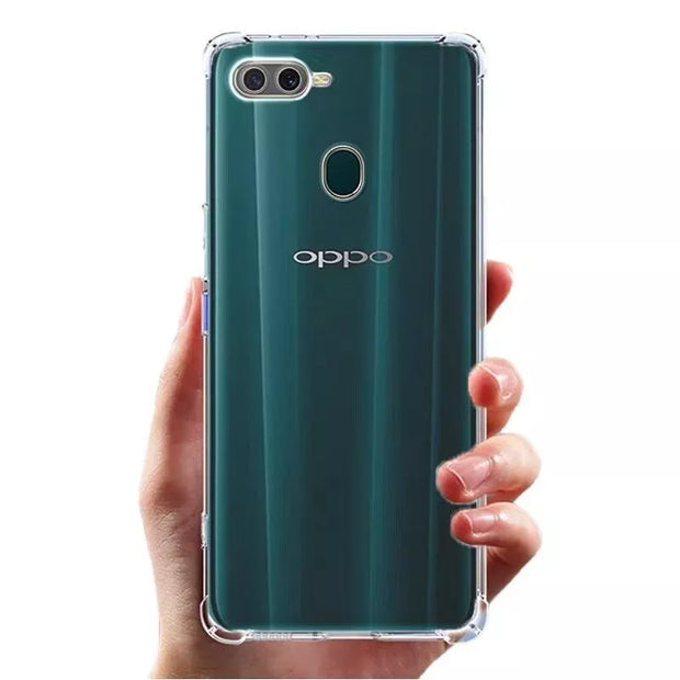 Ultra Thin Anti Impact Gel Case for OPPO A7 A7N - Clear