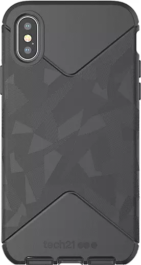 Tech21 Evo Tactical Phone Case Mobile Cover Protection for Apple iPhone X / Xs - Black