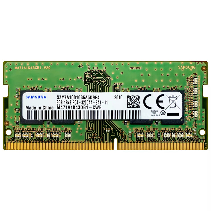 Samsung 16GB Kit (2x 8GB) DDR4 3200MHz PC4-25600 SODIMM 262-Pin Laptop Notebook RAM Memory Module - M471A1K43DB1-CWE