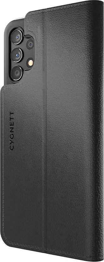 Cygnett Black UrbanWallet Case for Samsung Galaxy A13 5G / A04s – Shock Absorbent, 3 Card Slots, Folding Stand, ID Pouch & Cash Pocket, 2 Year Warranty