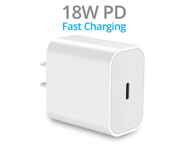 Dark Player 18W PD Quick Charge USB Type C Fast Wall Socket Charger | QC3.0 + PD