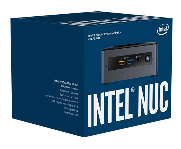 Intel NUC Mini Desktop PC 4" Dual-Core 8GB RAM 120GB SSD Win 11 Pro WIFI + BT