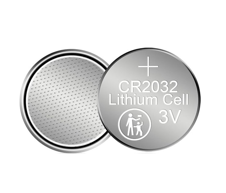 CR2032 3V Lithium Coin Button Cell Batteries – 5-Pack
