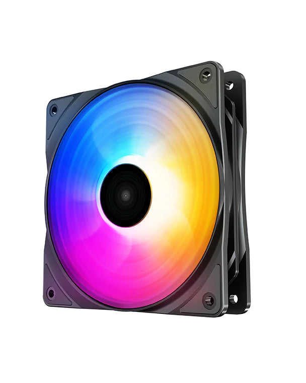 3x Deepcool RF120 FS 120mm RGB Case Fan + Hub