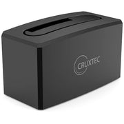 CRUXTEC Single Bay USB 3.0 Hard Drive Docking Station compatible with 3.5″ 2.5″ SATA HDD SSD