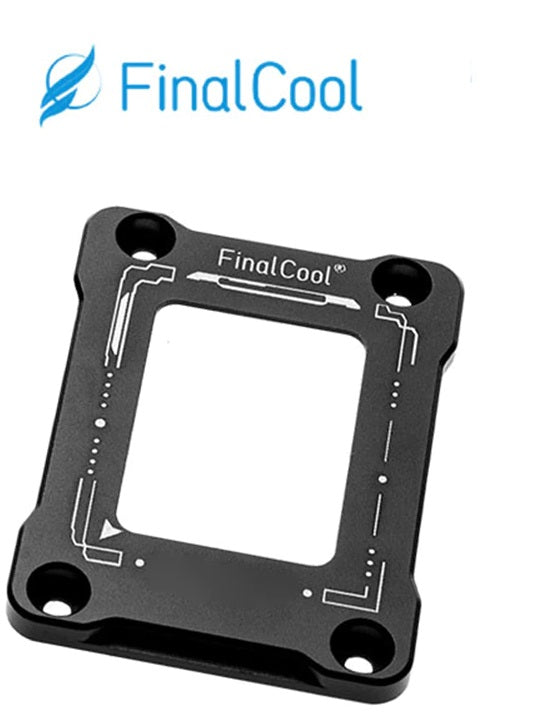 Intel Cpu Bend Dark Player x FinalCool LGA 1700-BCF CPU Bending Corrector Frame Prote ...