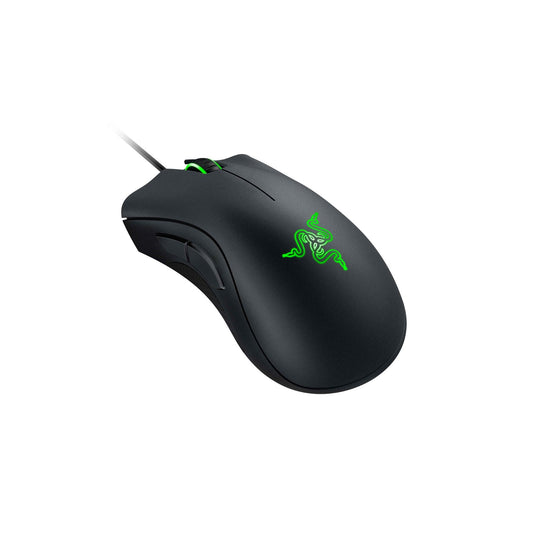 Razer DeathAdder Essential Ergonomic Wired Gaming Mouse - Black | 6400 DPI Optical Sensor | 5 Programmable Buttons | Mechanical Switches