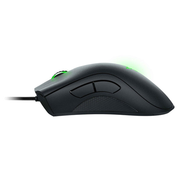 Razer DeathAdder Essential Ergonomic Wired Gaming Mouse - Black | 6400 DPI Optical Sensor | 5 Programmable Buttons | Mechanical Switches