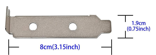 Computer Back Slot Cover Bracket \ WIFI Antenna holder SFF (2 holes)