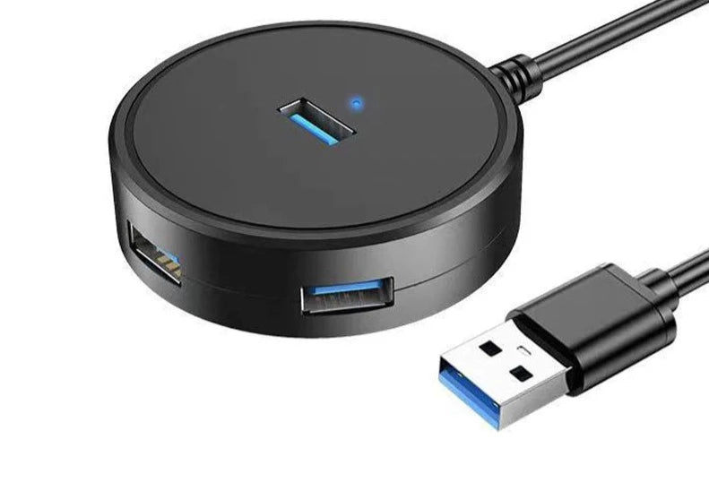 Dark Player High-Speed 4-Port USB 3.0 Hub Splitter Docking Station | 5 ...