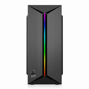 Dark Player Vampire RGB M-ATX Gaming Computer PC Case + MX600 PSU (installed)