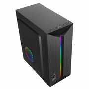 Dark Player Vampire RGB M-ATX Gaming Computer PC Case + MX600 PSU (installed)