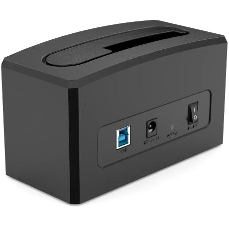 CRUXTEC Single Bay USB 3.0 Hard Drive Docking Station compatible with 3.5″ 2.5″ SATA HDD SSD