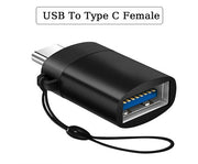 Dark Player USB-C Male to USB-A Female USB 3.0 Adapter OTG Converter for Charging Data Sync 5Gbps