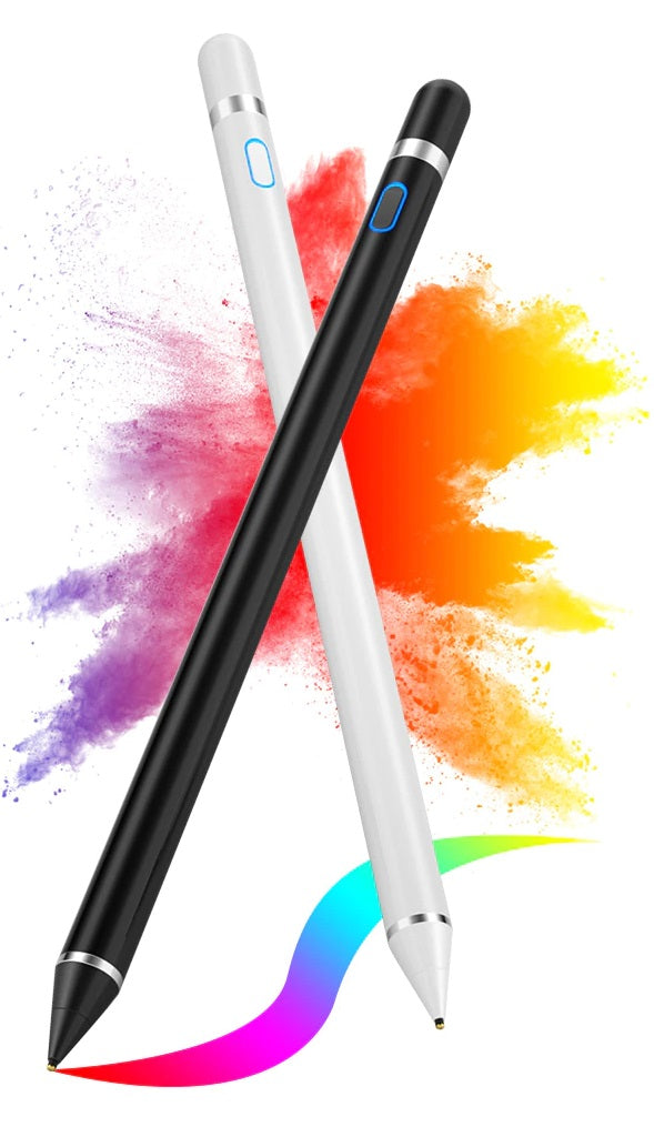 White Active Stylus Pen Ultra Fine Capacitive Touch Screen Pencil for IOS | Android | Tablet | Mobile Phones  | Writing | Drawing | Universal