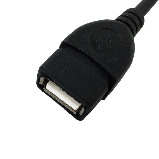 Short Micro-USB (Male) to USB 2.0 (Female) OTG Adapter Cable for Phone / Tablet