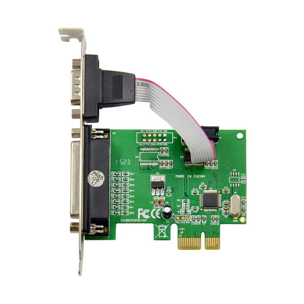 PCI-Express Adapter 1x Serial RS232 D-Sub 9 1x Parallel EPP/ECP Ports