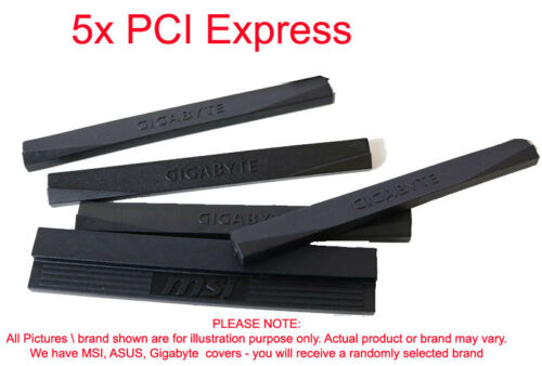 5x Anti Dust PCI Express 16x Slot Covers for GPU