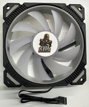 Dark Player 120mm Silent Cooling RGB Computer Case Fan | 4-Pin PWM connector