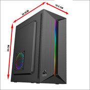 Dark Player Vampire RGB M-ATX Gaming Computer PC Case Mini Tower